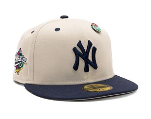 Kšiltovka New Era 59FIFTY MLB World Series Pin New York Yankees Stone / Navy
