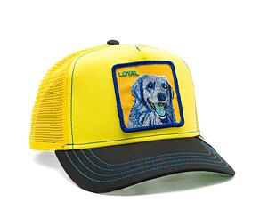 Kšiltovka Goorin - 'Acid Trip Pack' - Doggy Trip - Yellow / Black