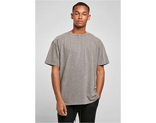 Triko Brandit Acid Washed Heavy Oversized Tee Asphalt