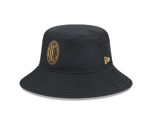 Klobouk New Era Black Gold Bucket ACMILAN Black