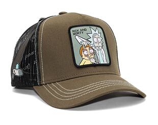 Kšiltovka Capslab Rick and Morty - Rick and Morty v.2 Trucker Black
