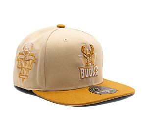 Kšiltovka Mitchell & Ness NBA Milwaukee Bucks Sandman Fitted HWC off white