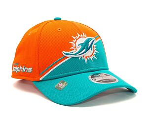 Kšiltovka New Era 9FORTY Stretch-Snap NFL Sideline 23 Miami Dolphins Team Colors