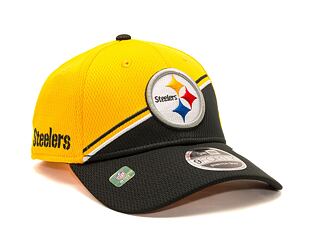 Kšiltovka New Era 9FORTY Stretch-Snap NFL Sideline 23 Pittsburgh Steelers Team Colors