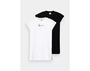 Balení dvou triček bez rukávů Karl Kani 2 Pack Sleeveless Tee black/white