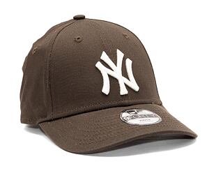 Dětská Kšiltovka New Era 9FORTY Kids MLB League Essential New York Yankees Dark Brown / Off White