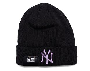 Kulich New Era MLB League Essential Cuff Beanie New York Yankees Black / Purple Nitro