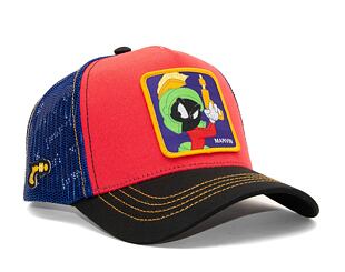 Kšiltovka Capslab Looney Tunes - Marvin the Martian Trucker Black / Red