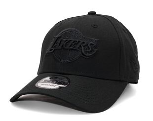 Kšiltovka New Era 9FORTY NBA Essential Los Angeles Lakers Black / Black