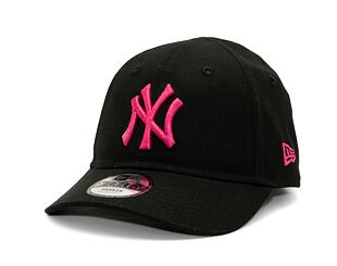 Dětská kšiltovka New Era 9FORTY Kids MLB League Essential New York Yankees - Black / Blush Pink
