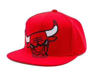 Kšiltovka Mitchell & Ness - Chicago Bulls - Big Time Snapback - Red