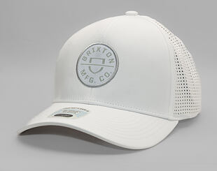 Kšiltovka Brixton - Crest X Mp Snapback - White/White