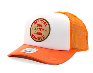 Kšiltovka Brixton - Out After Dark Np Hp Trucker H - Tangerine/Off White