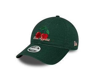 Dámská Kšiltovka New Era - Phrase - Bon Appétit 9TWENTY - Dark Green