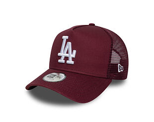 Dětská Kšiltovka New Era - MLB League Essential 9FORTY Trucker - LA Dodgers - Burgundy / White