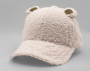 Dětská Kšiltovka New Era - Winter Borg Teddy Fleece Ears 9FORTY - Stone