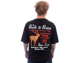 Triko New Era - Wild Graphic Tee - Black