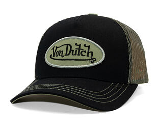 Kšiltovka Von Dutch - Trucker - Classic Logo - Black/Green