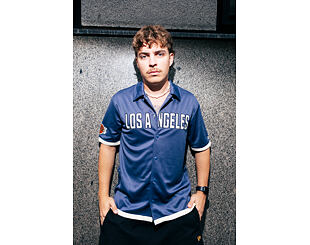 Dres New Era - NBA Button Jersey Shirt - LA Lakers - Muted Indigo