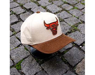 Kšiltovka Mitchell & Ness - Tawny Pro Crown - Chicago Bulls - Sand/Brown