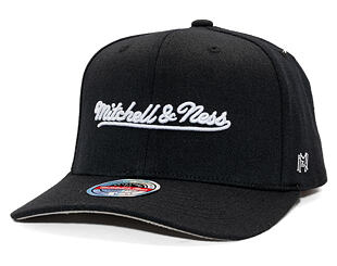 Kšiltovka Mitchell & Ness - Branded Script Stretch  - Black