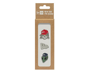 Připínáček New Era - Branded 3× Cap Pin Set - Silver