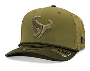 Kšiltovka New Era - NFL25 "Salute to Service" - 9SEVENTY Stretch-Snap - Houston Texans