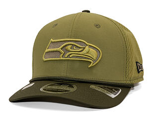 Kšiltovka New Era - NFL25 "Salute to Service" - 9SEVENTY Stretch-Snap - Seattle Seahawks