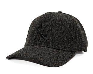 Kšiltovka New Era - MLB Melton Wool 9FORTY A-Frame - NY Yankees - Black