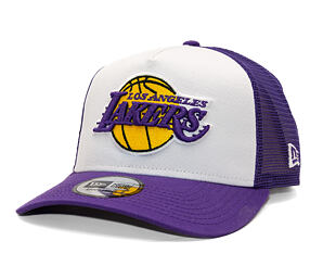 Kšiltovka New Era - NBA Side Patch 9FORTY - A-Frame Trucker - LA Lakers - Purple