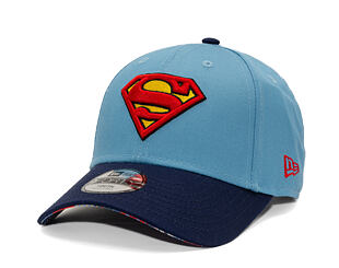 Dětská Kšiltovka New Era - Warner Bros DC Universe 9FORTY - Superman - Sky Blue