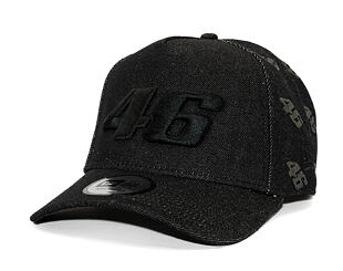 Kšiltovka New Era - Valentino Rossi VR46 Denim 9FORTY Trucker - VR46 - Black