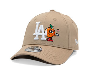 Dětská Kšiltovka New Era - MLB Icon 9FORTY - LA Dodgers - Camel / White