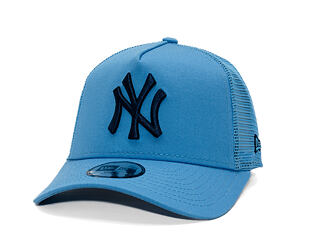 Dětská Kšiltovka New Era - MLB Essential 9FORTY A-Frame Trucker - NY Yankees - Blue / Ocean Blue
