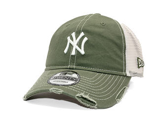 Kšiltovka New Era - MLB Cotton Canvas 9TWENTY - NY Yankees - New Olive