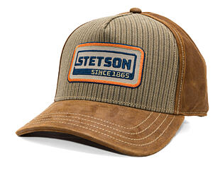 Kšiltovka Stetson - Trucker Cap - Cotton Linen Stripe - 647