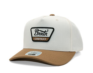 Kšiltovka Brixton - Linwood C Netplus Mp Snpk - Off White/Copper