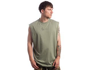 Triko Karl Kani - Small Signature Essential Sleeveless Tee - Green