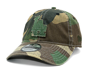 Kšiltovka New Era - MLB Distressed Woodland 9TWENTY - LA Dodgers - Green