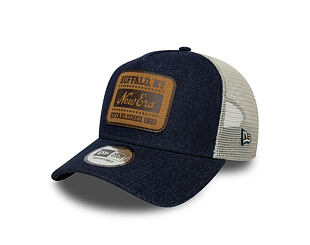 Kšiltovka New Era - Branded Patch Denim 9FORTY A-Frame Trucker - Royal