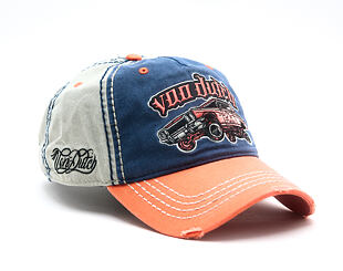 Kšiltovka Von Dutch - Baseball - Embroidery - Orange / Navy