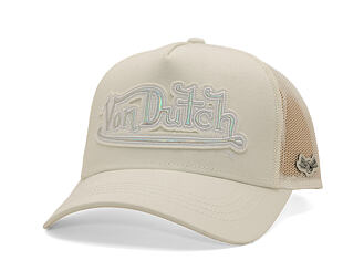 Dámská kšiltovka Von Dutch - Felt & TPU Patch Baseball - Beige