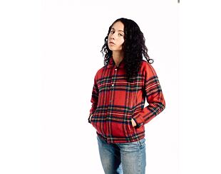 Košile Champion - Red/checkered Coach Jacket