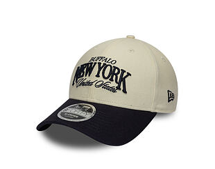 Kšiltovka New Era - Branded Wordmark 9FORTY M-CROWN - Cream / Navy