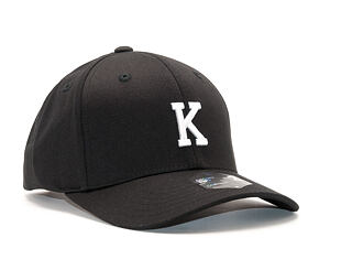 Kšiltovka State of WOW ALPHABET - Kilo Baseball Cap Crown 2 Black/White Strapback