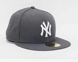 Kšiltovka New Era 59FIFTY New York Yankees League Basic Dark Grey / White