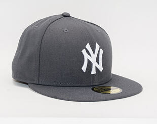Kšiltovka New Era 59FIFTY New York Yankees League Basic Dark Grey / WHite