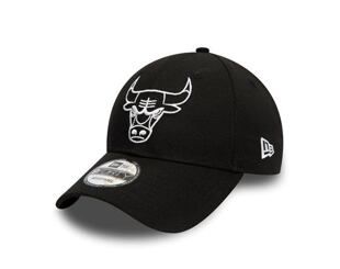 Kšiltovka New Era 9FORTY NBA Essential outline Chicago Bulls Strapback Black