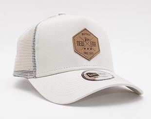 Kšiltovka New Era 9FORTY A-Frame Trucker Heritage Patch - Stone