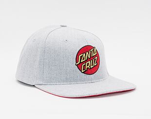 Kšiltovka Santa Cruz Classic Dot Cap SCA-CAP-0261 S21 Heather Grey